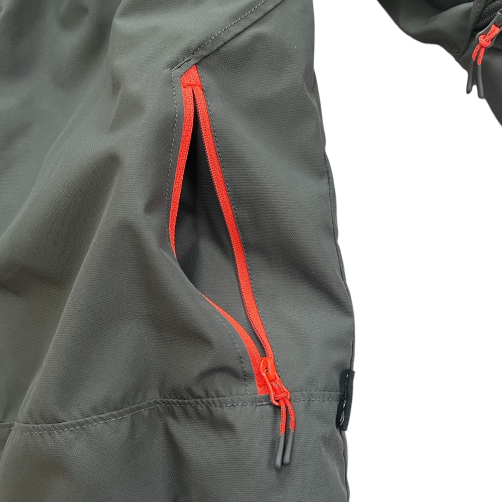Kamik Dark Gray Puffer Jacket with Red Zippers, Size Youth 14 - Picture 10 of 16